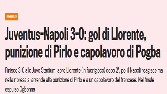 10/11/2013: Juventus 3-0 Napoli
