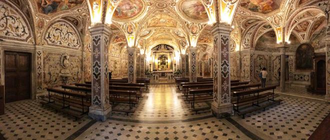 La cripta di San Matteo, patrono di Salerno