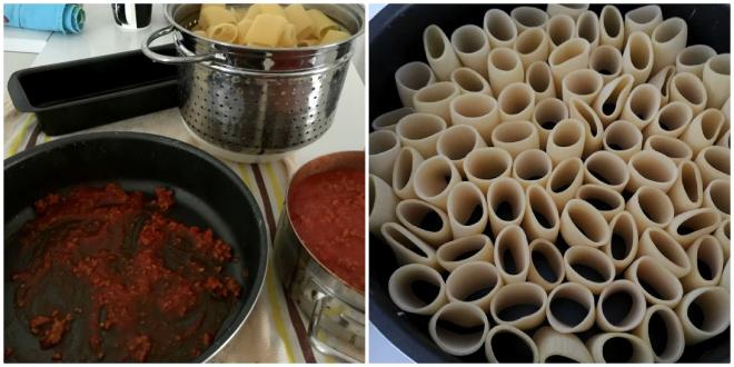 La cottura dei paccheri