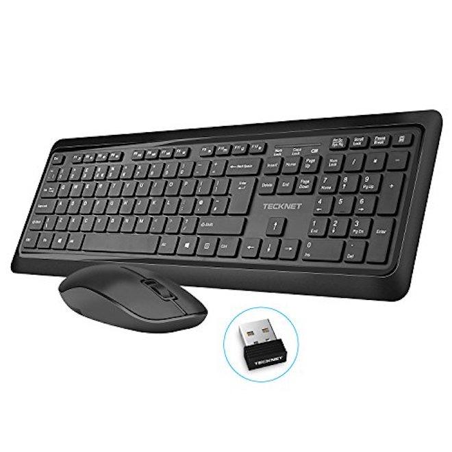 TeckNet Wireless Keyboard and Mouse Set