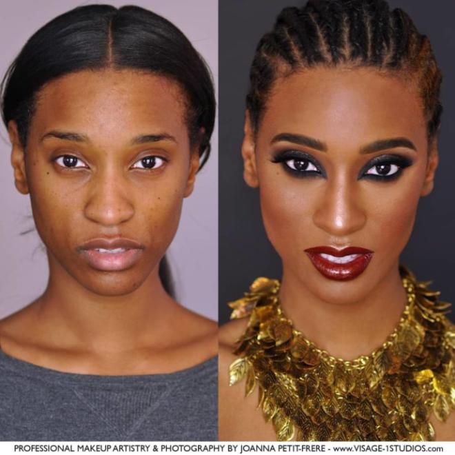 Real&ccedil;ando a cor da pele