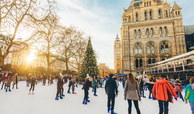Ice Skate at the Natural History Museum 