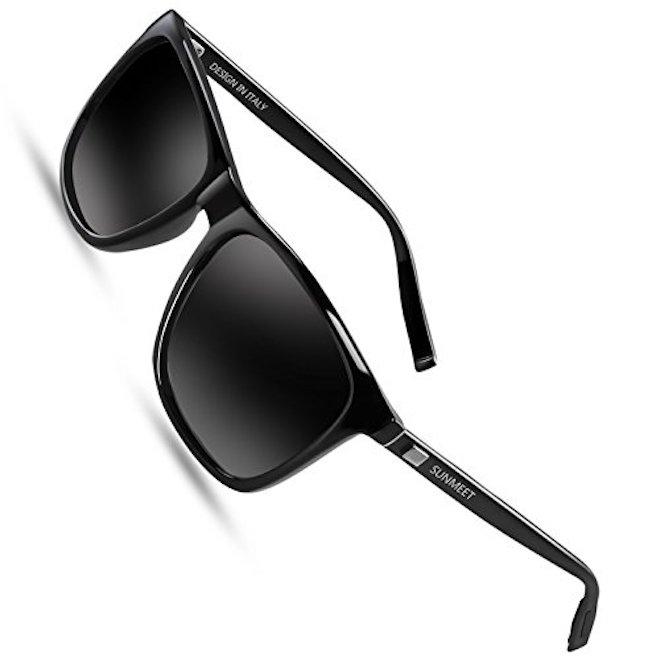 SUNMEET Occhiali da sole nero