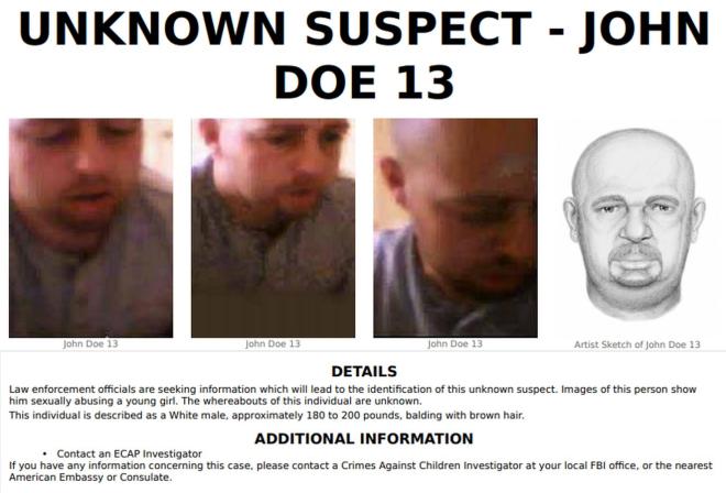 Unknown Suspect - John Doe 13