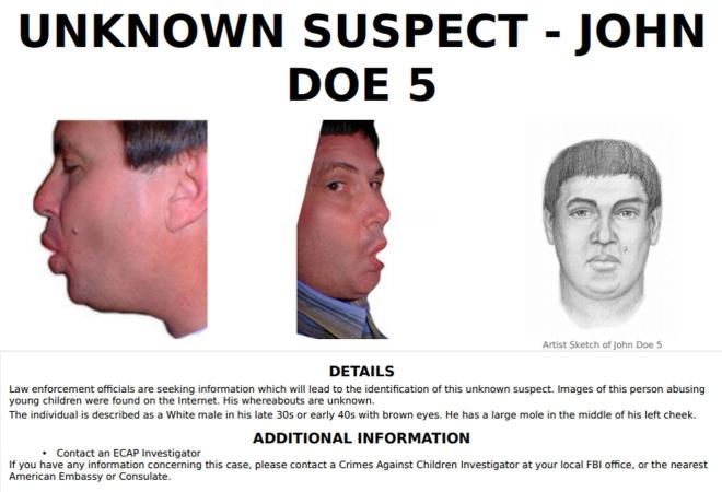 Unknown Suspect - John Doe 5
