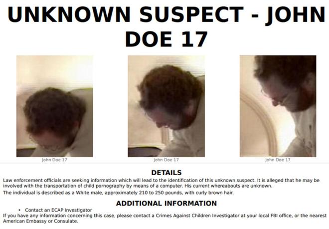 Unknown Suspect - John Doe 17