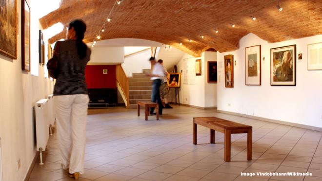 F&auml;lschermuseum (Museum of Art Fakes) - 28 L&ouml;wengasse Vienna, Austria