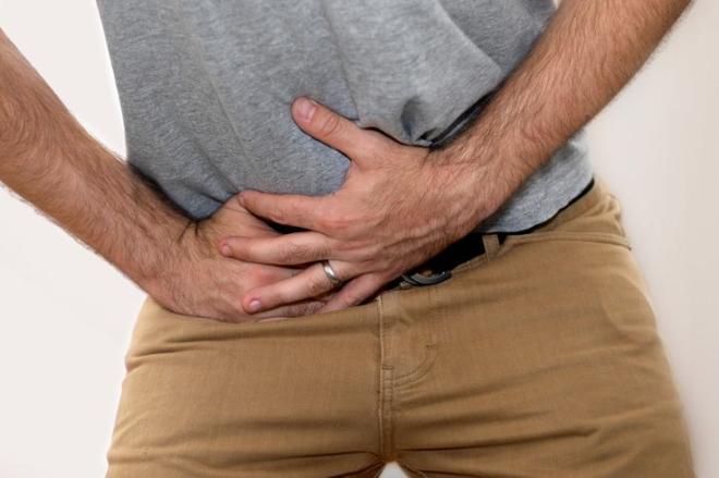 Peso nella zona retto-vescicale