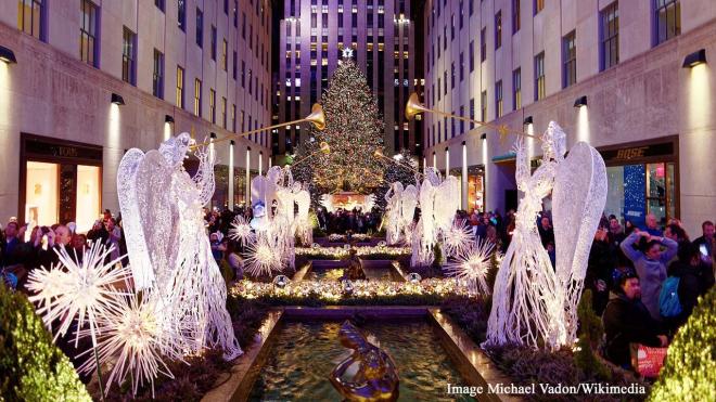 Rockefeller Christmas Tree - Rockefeller Center, Midtown Manhattan, New York