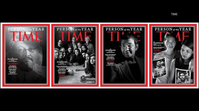 Another Cover features five employees of Maryland newspapers