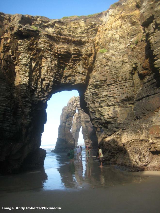 La Playa de las Catedrales - Beach of the Cathedrals - Ribadeo, Galicia Spain