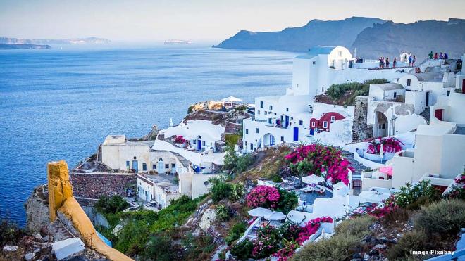 Santorini, Greece - Spring island holiday