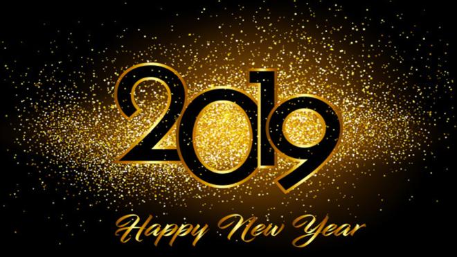 Auguri di buon anno alla famiglia 