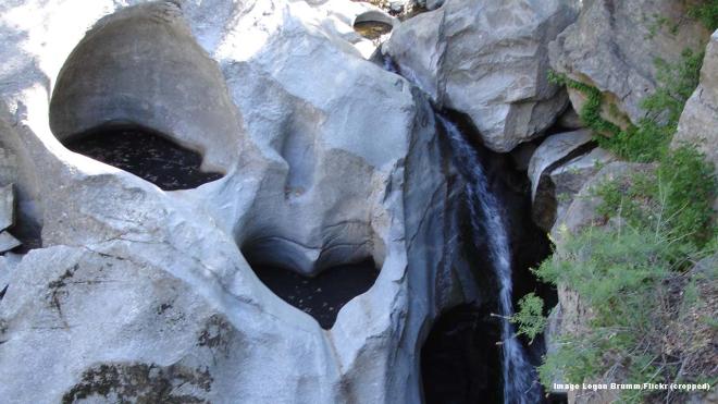 Heart Rock Falls - Heart Rock Trail, Crestline, California, USA