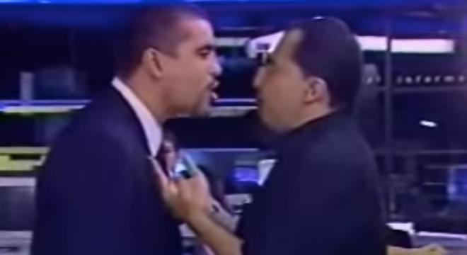 Jorge Kajuru e o lutador