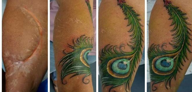 Uma pena de pav&atilde;o