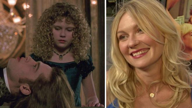 Kirsten Dunst e Brad Pitt 