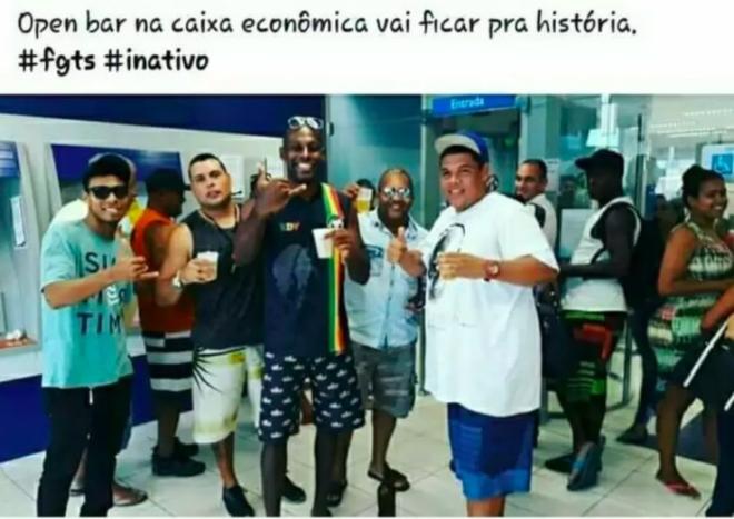 Esperando o FGTS com open bar