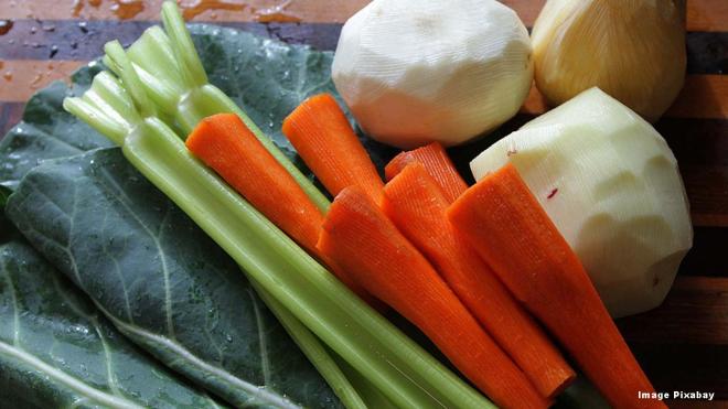 Snack on fruit, raw veg and salad between meals