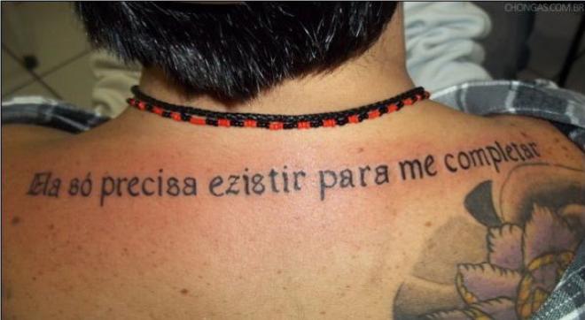 Ela s&oacute; precisa existir para me completar