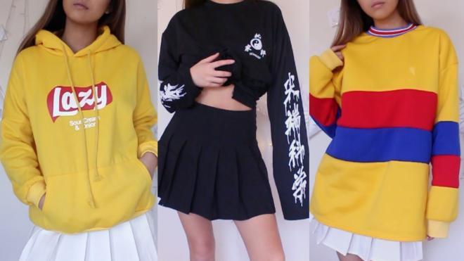 Blus&otilde;es largos e estampados