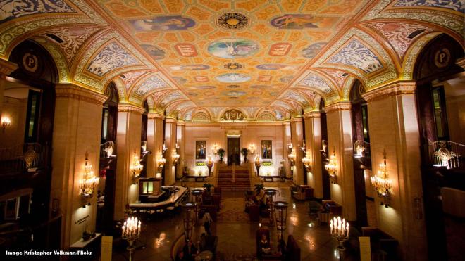 Palmer House Hilton - 17 E. Monroe Street, Chicago, Illinois, USA