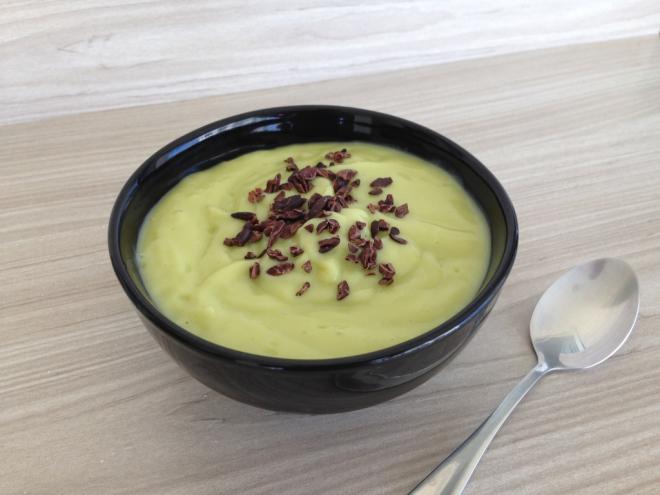 Creme de banana com abacate