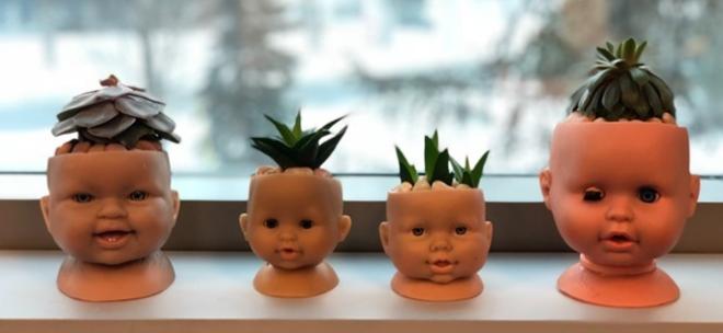 Cabe&ccedil;as de boneca 