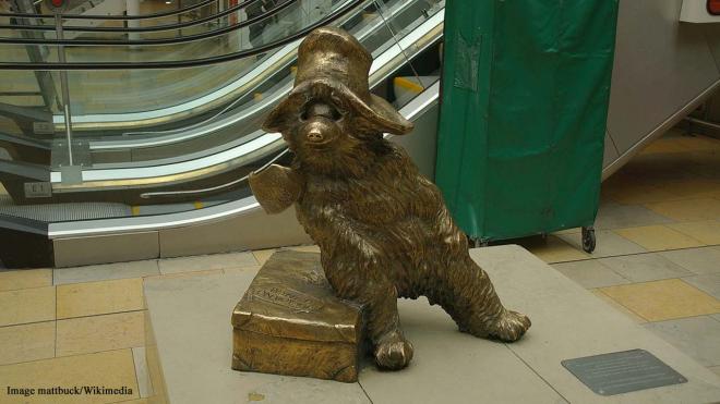 Paddington Bear, Paddington Station, London, UK