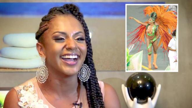 Madrinha perde tapa-sexo