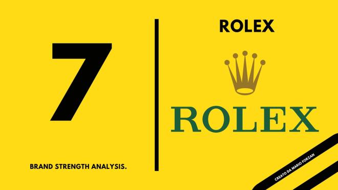 Al settimo posto: Rolex