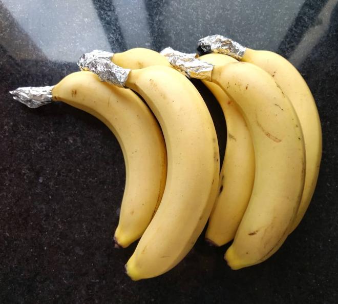 Desacelere o amadurecimento das bananas