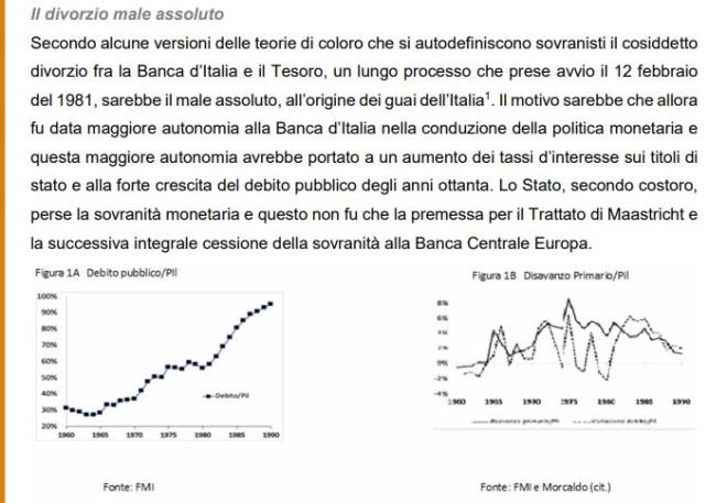 Il divorzio tra Banca d'Italia e Tesoro non &egrave; stato antidemocratico 