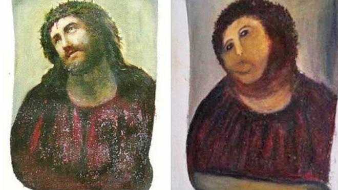 Afresco de Jesus Cristo