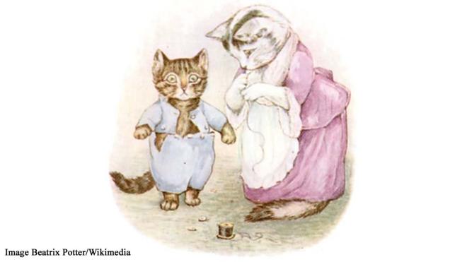 'The Tale of Tom Kitten' by Beatrix Potter