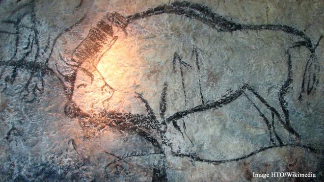 Niaux Cave Paintings - D8, Alliat, France