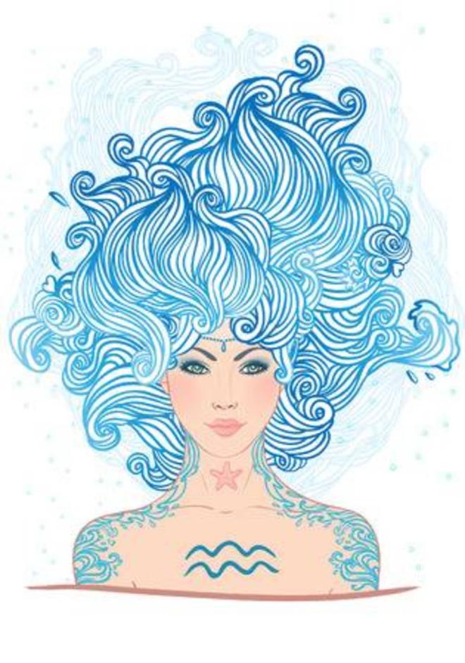 La donna dell'Acquario 