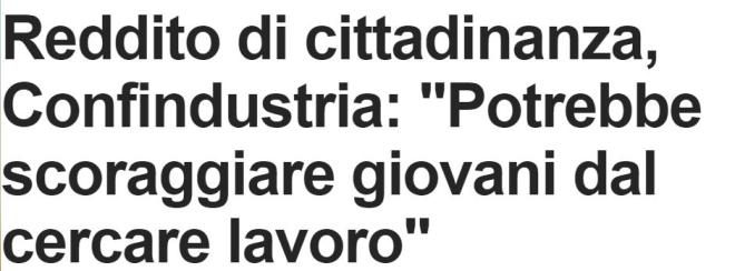 Quasi il 45% dei lavoratori del sud guadagna meno di quanto assegnato dal RdC