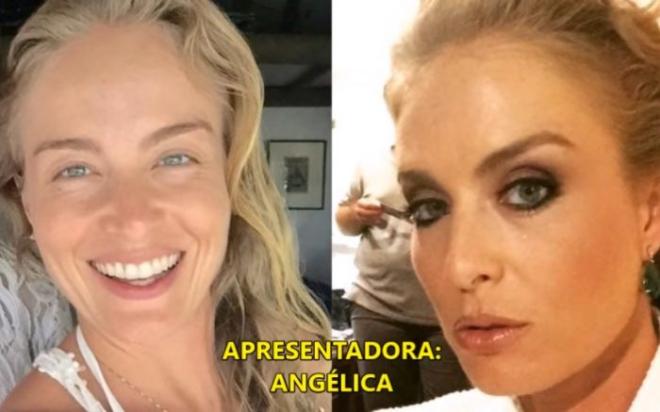 Ang&eacute;lica apresentadora