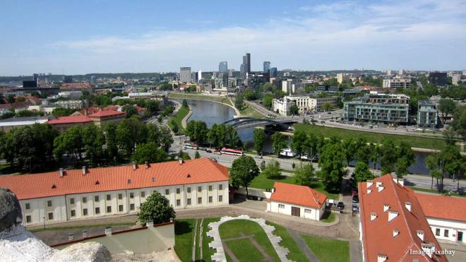 Vilnius, capital of Lithuania