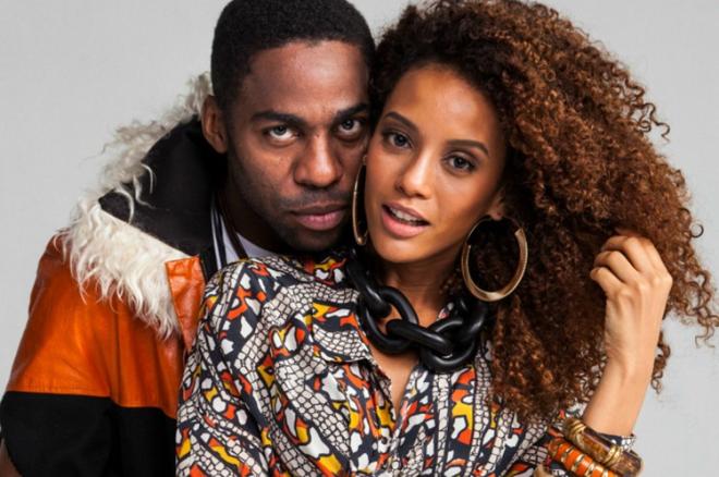 L&aacute;zaro Ramos e Ta&iacute;s Ara&uacute;jo 