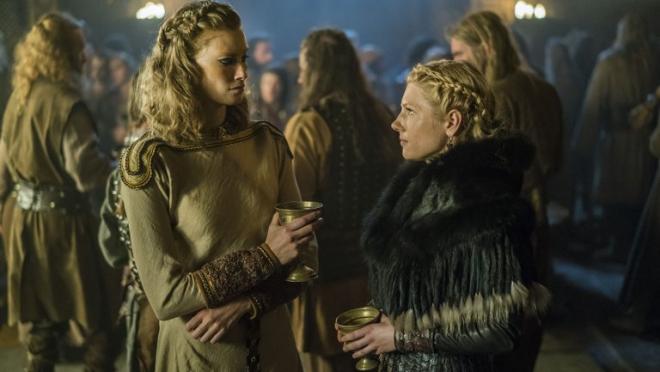 Chegada de Aslaug em Kattegat