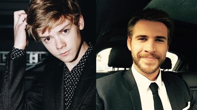 Thomas Sangster e Liam Hemsworth