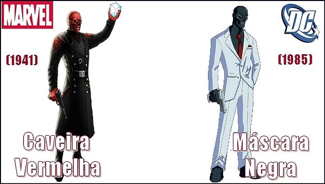 Caveira Vermelha vs M&aacute;scara Negra