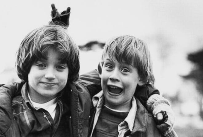 Elijah Wood e Macaulay Culkin