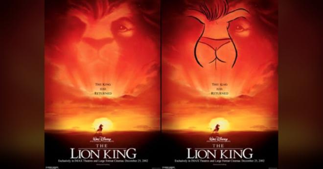 Corpo di donna in 'Il Re Leone'