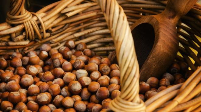 Nocciole importate dalla Turchia