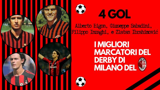 Alberto Bigon, Filippo Inzaghi, Giuseppe Sabadini e Zlatan Ibrahimović