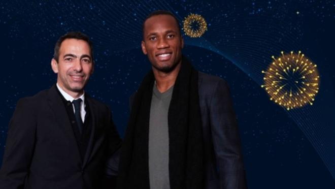 Drogba et Djorkaeff