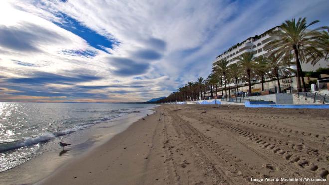 Marbella's Golden Mile and the Paseo Maritimo